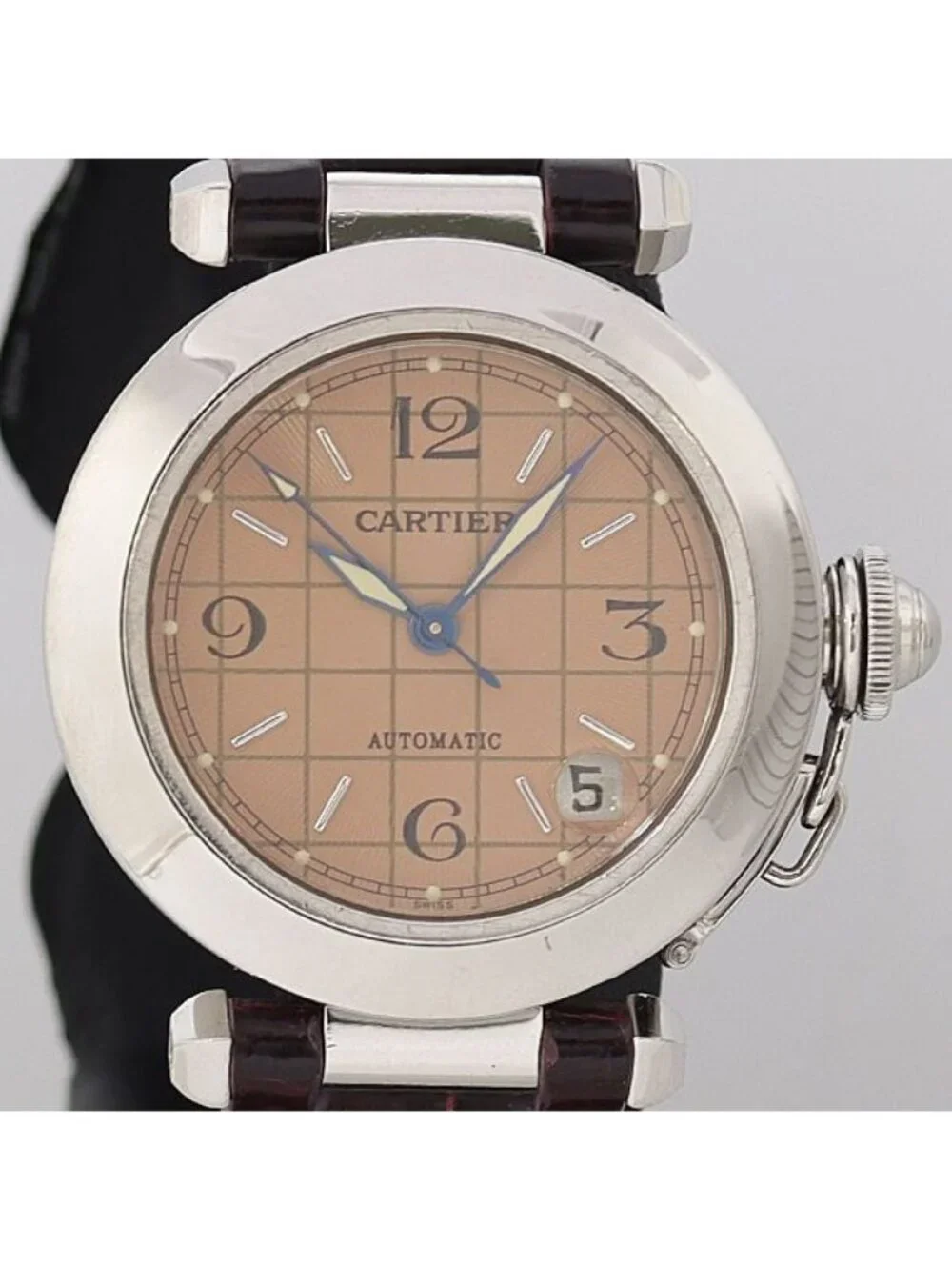 Cartier Pasha C Automatic Winding Date Brown Dial Watches Myt Watch